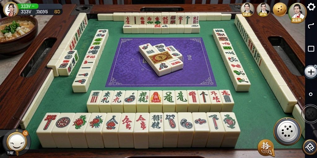 Tampilan screenshot gameplay Mahjong 333V yang menarik dan menantang.