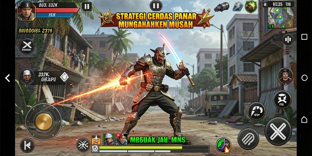 Tampilan gameplay 33ZK yang menarik dan dinamis.