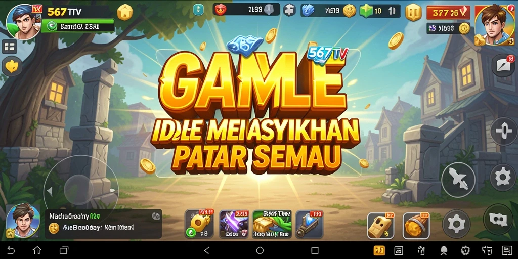 Screenshot menunjukkan gameplay menarik 567TV dengan grafik cerah.
