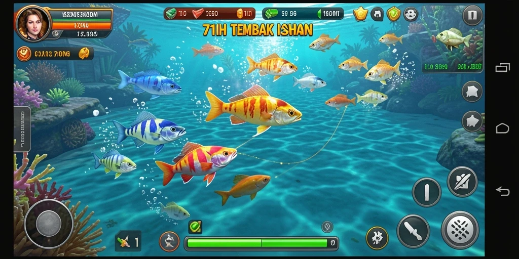 Tangkapan ikan yang seru dalam game 71H