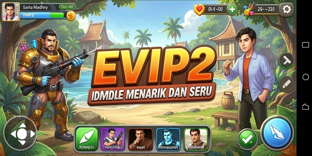Tampilan gameplay seru dan menarik dari EVIP2.