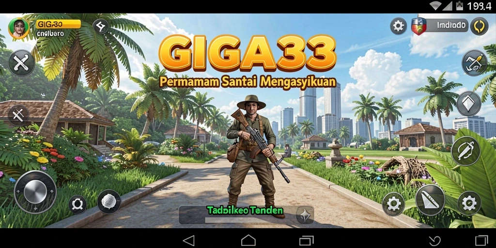 Tangkapan layar permainan GIGA33 menampilkan gameplay yang menarik dan penuh warna.