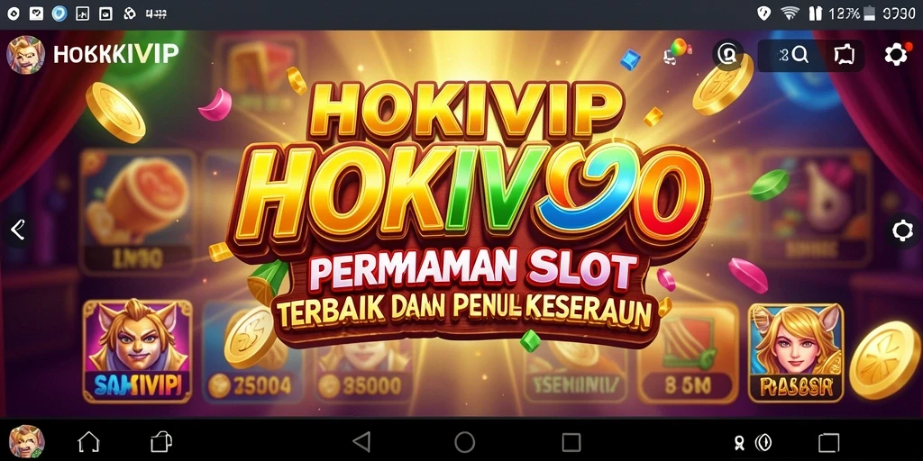 Tampilan menakjubkan dari HOKIVIP saat permainan Slot berlangsung.