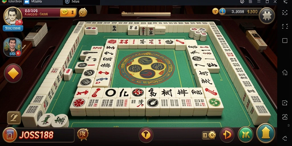 Tampilan permainan Mahjong yang seru dan interaktif di JOSS188.