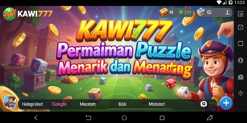 Screenshot KAWI777 menampilkan gameplay puzzle yang seru dan menantang.