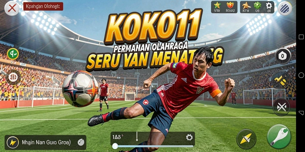 Gameplay KOKO11 yang mendebarkan dan penuh aksi di lapangan.