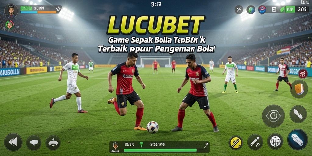 Tampilan gameplay interaktif dari LUCUBET yang memukau para penggemar sepak bola.