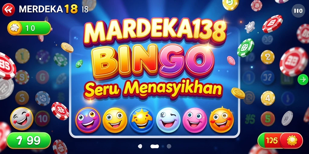 Tampilan gameplay seru dalam MERDEKA138 yang penuh tantangan Bingo.
