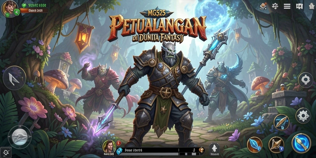 Gameplay MG525 menampilkan pertempuran seru dan eksplorasi fantastis.