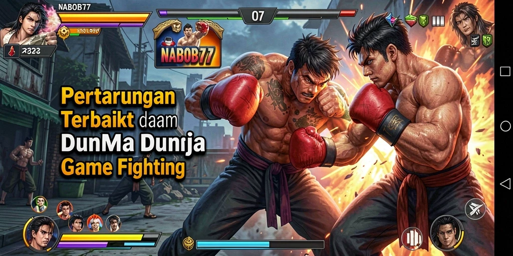 Tampilan seru dari gameplay NABOB77 yang penuh aksi pertarungan.