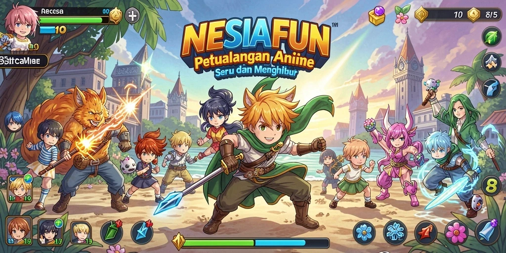 Gameplay seru dengan karakter anime ikonik dan aksi mendebarkan.