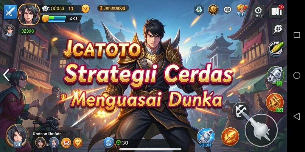 Screenshot menampilkan gameplay OCATOTO yang penuh strategi dan tantangan.