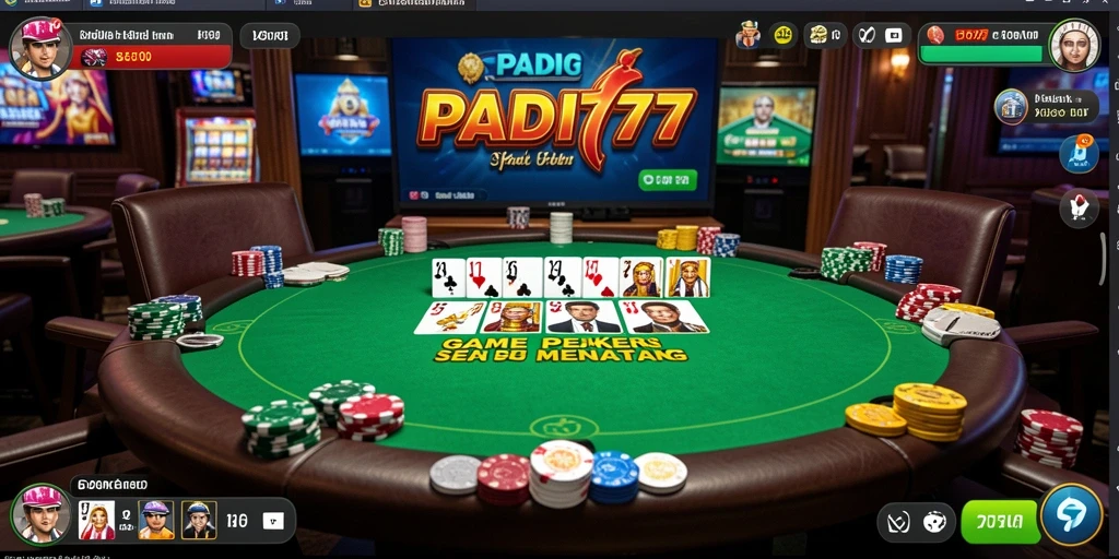 Tampilan gameplay PADI777 yang menarik untuk poker yang kompetitif.