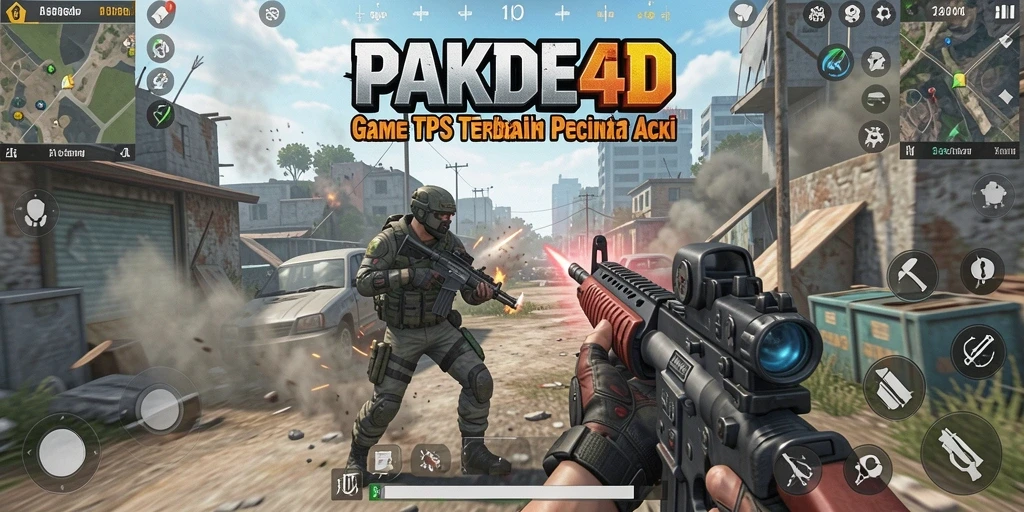 Screenshot dari gameplay di PAKDE4D yang menunjukkan aksi seru dan strategi tempur.