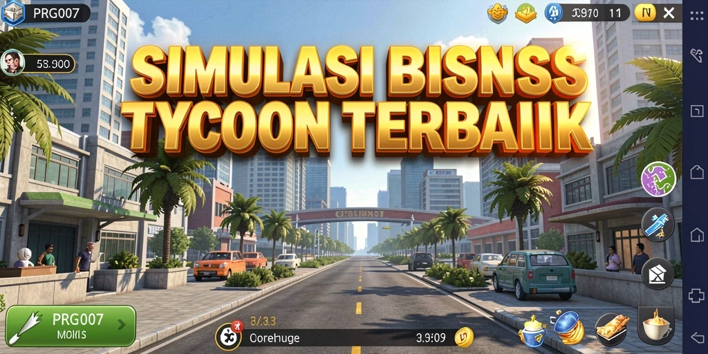 Screenshot utama PRG007 menampilkan gameplay Tycoon yang mendebarkan.