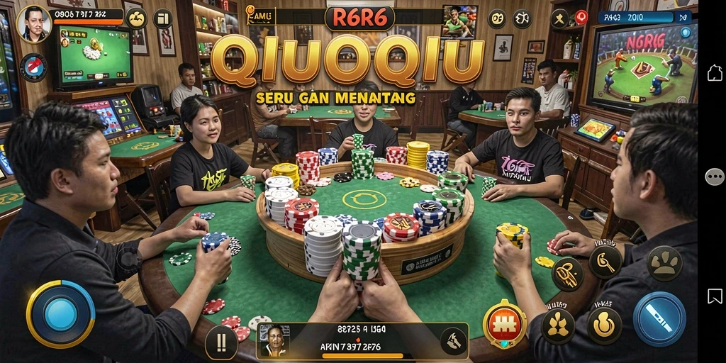 Tampilan gameplay QiuQiu yang menarik di R6R6.
