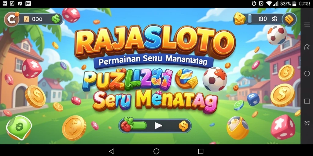 Tampilan permainan RAJASLOTO yang menantang dan menarik.