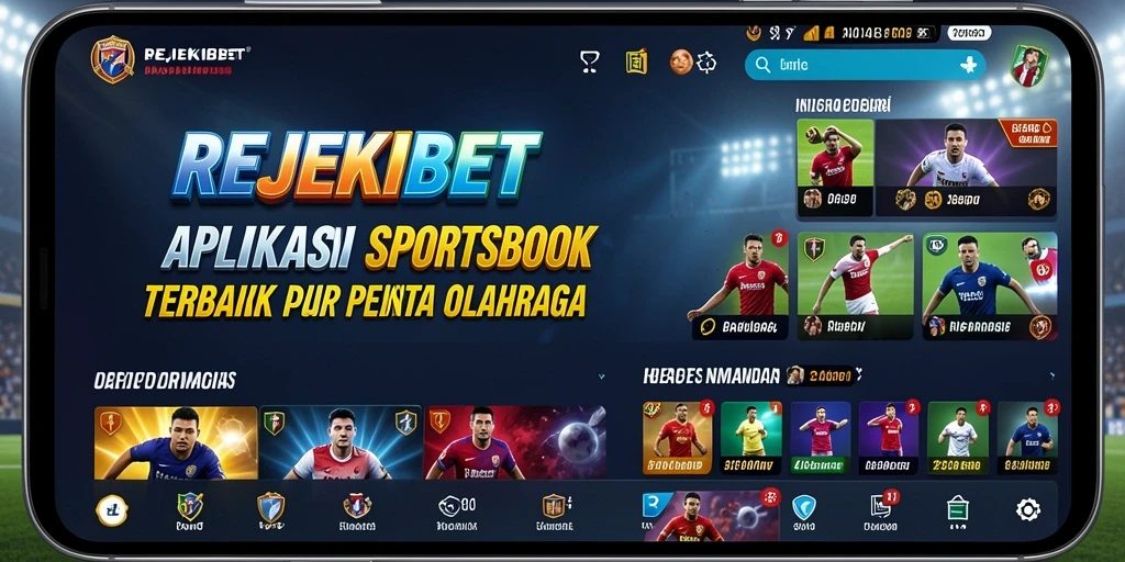 Tampilan menarik permainan taruhan olahraga di REJEKIBET.