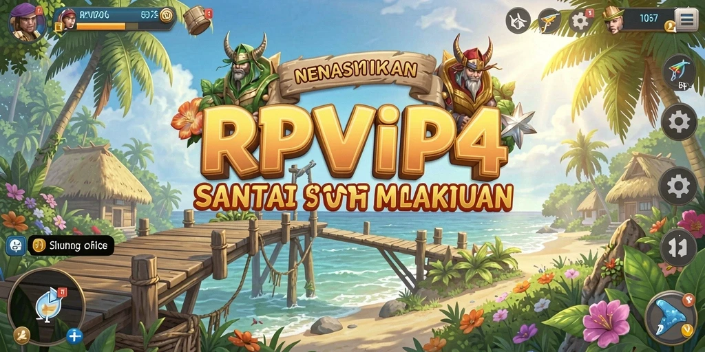 Tangkapan layar utama menunjukkan gameplay santai dari RPVIP4.