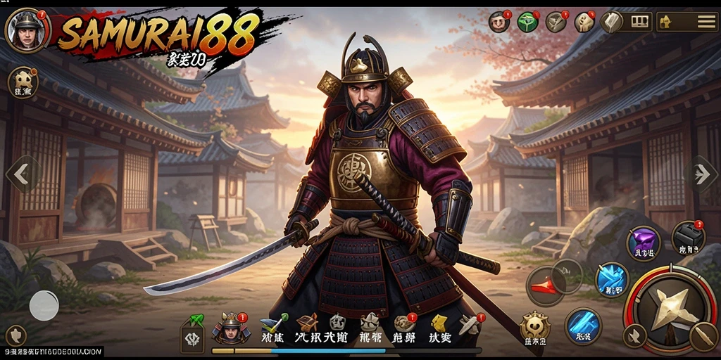 Tampilan gameplay SAMURAI88 yang memukau dan penuh aksi.