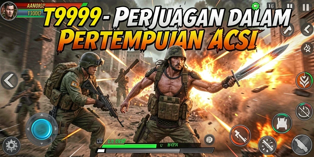 Tampilkan pertempuran seru dalam gameplay T9999.