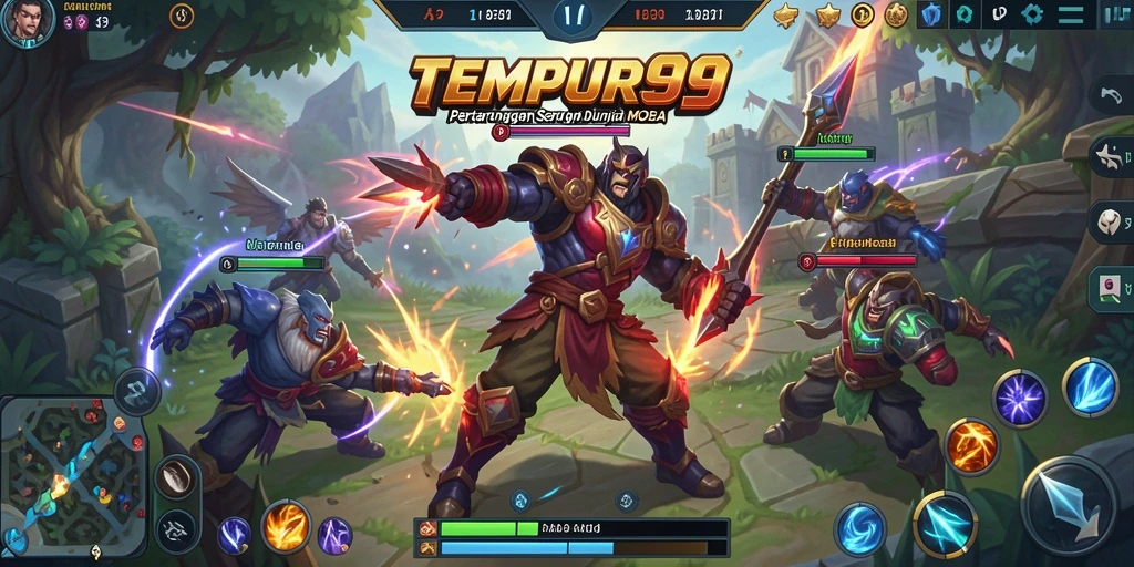 Tampilan gameplay seru dan strategi mendalam di TEMPUR99.