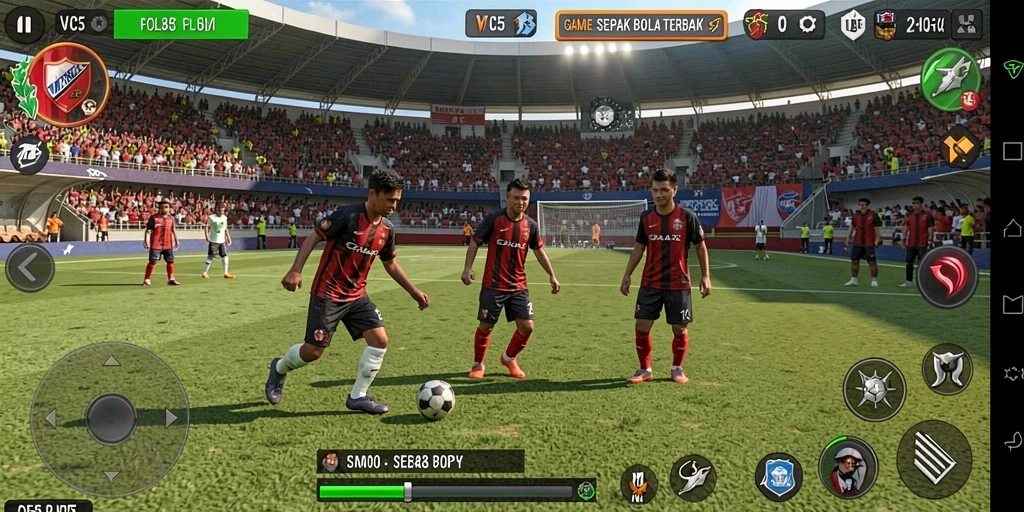 Tampilan gameplay VC5 yang menegangkan dan seru.