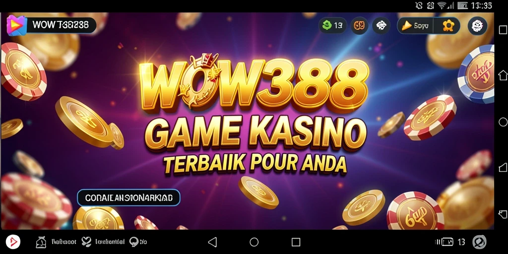 Tampilan menakjubkan dari gameplay Kasino di WOW388.