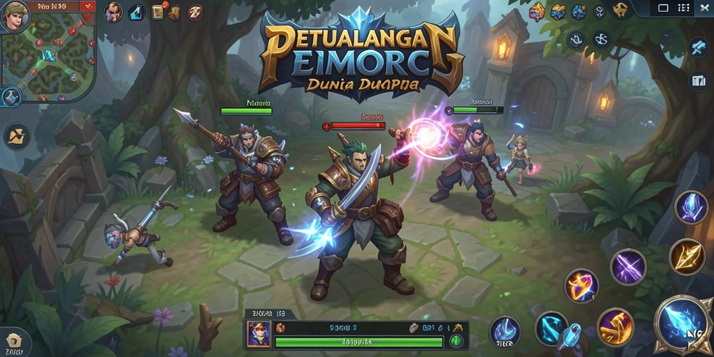 Gameplay ZK6 yang menarik dengan grafik memukau dalam dunia fantasi.